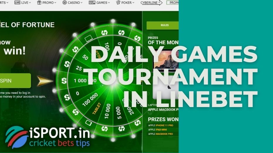 How to become a participant in the Daily Games Tournament in Linebet and win