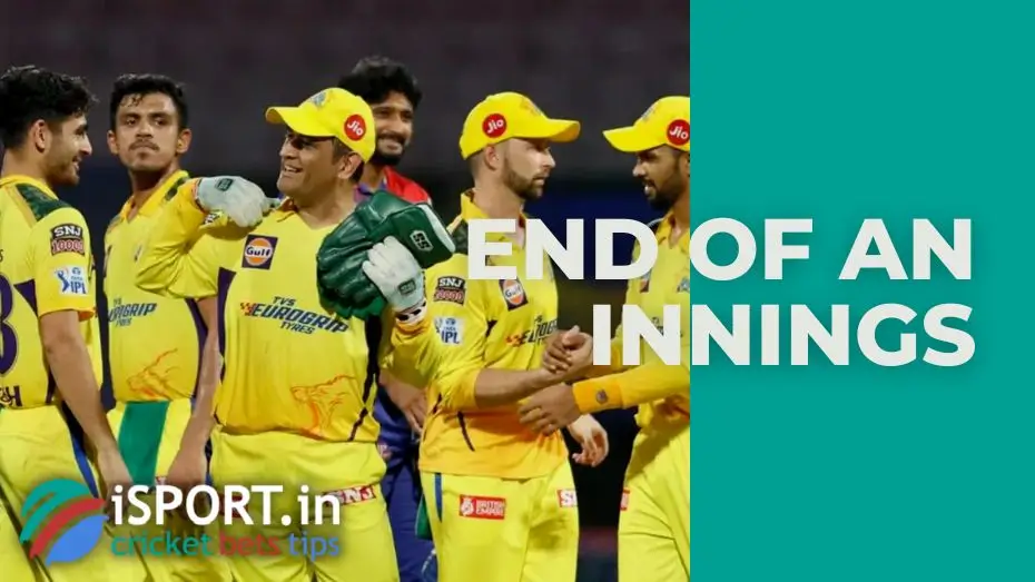 End of an innings 1 End of an innings