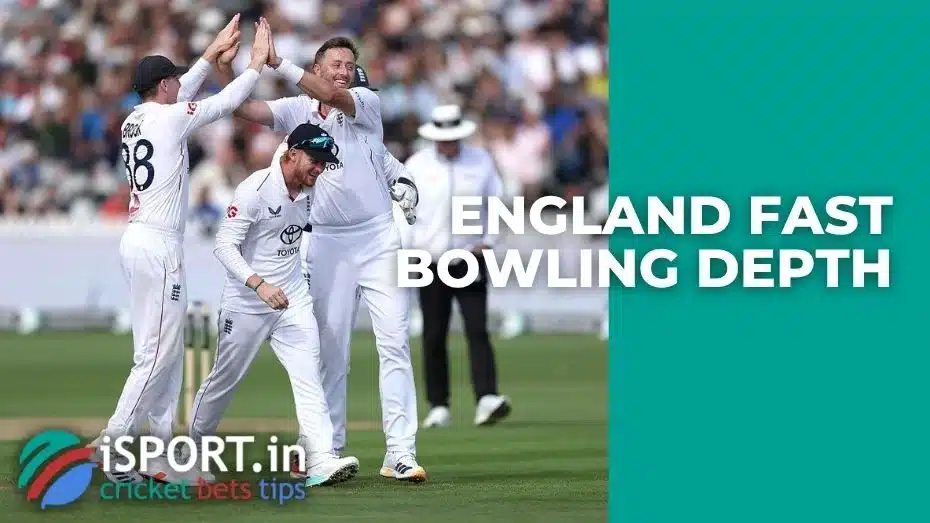 England Fast Bowling Depth