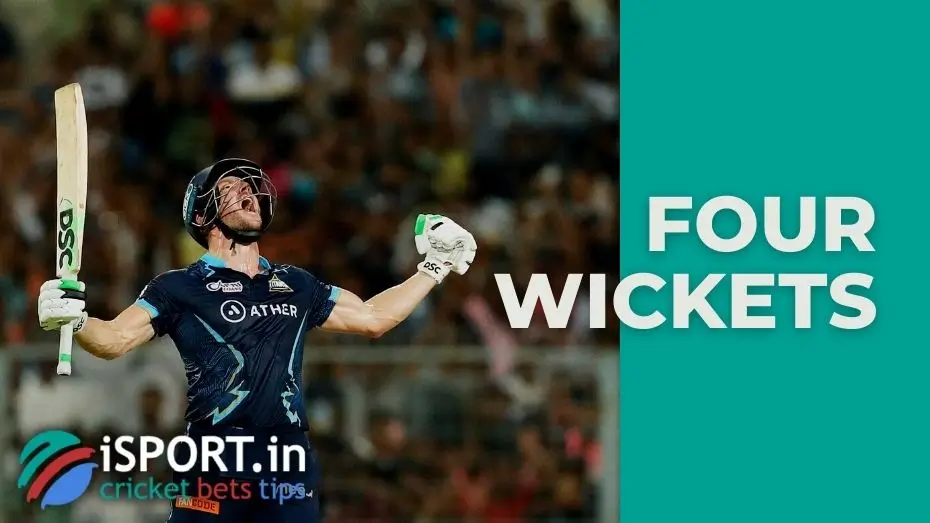 Four wickets 1 Four wickets
