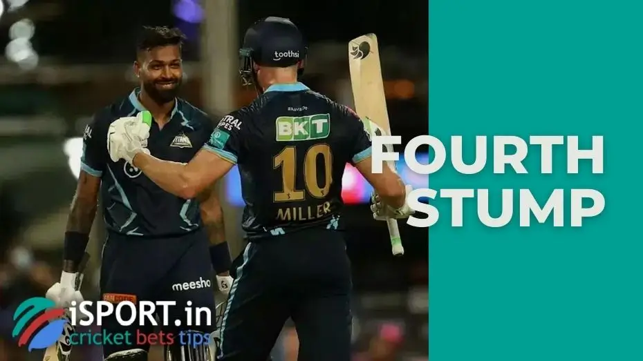 Fourth stump 1 Fourth stump