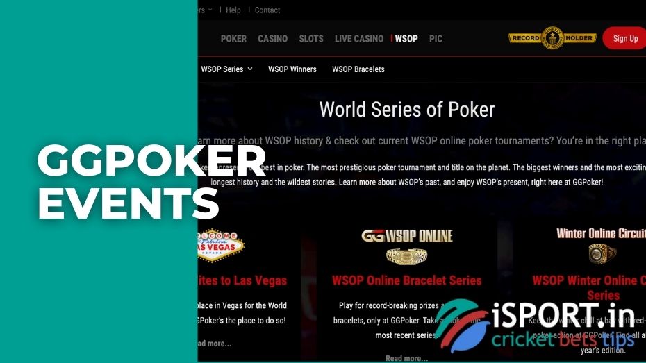 GGpoker events