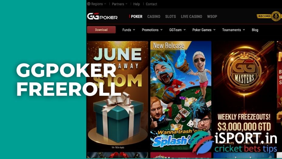 GGpoker freeroll where to find this bonus in poker room