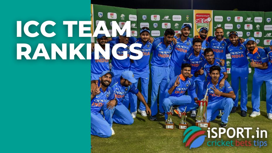 ICC Team Rankings - India national cricket team