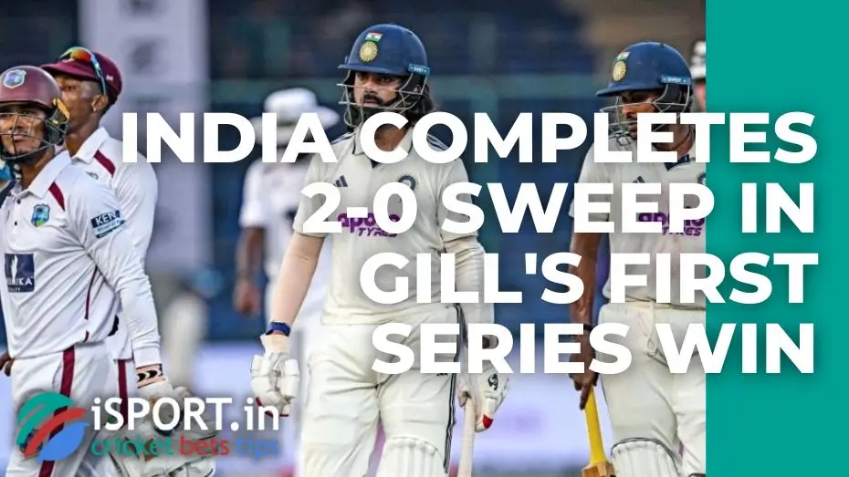 India completes 2-0 sweep in Gill's first series win