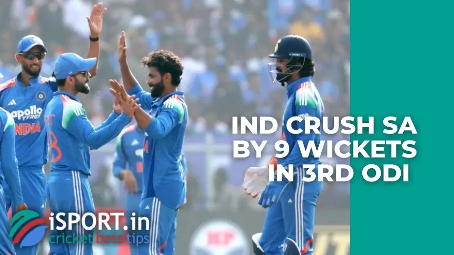 India crush South Africa by nine wickets in 3rd ODI and win series 2-1