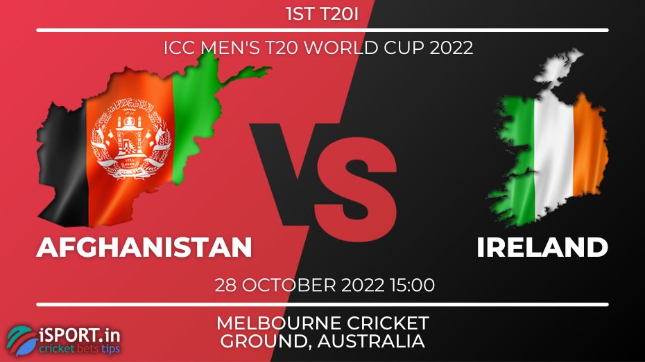 Afghanistan vs Ireland Betting Tips 28 October 2022