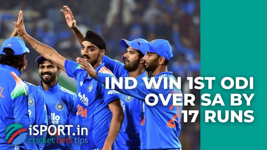 India Win 1st ODI over South Africa By 17 Runs