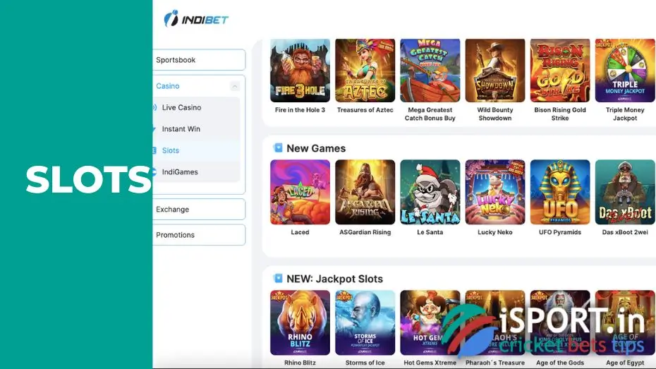 IndiBet Stake & Earn Cashback - slots