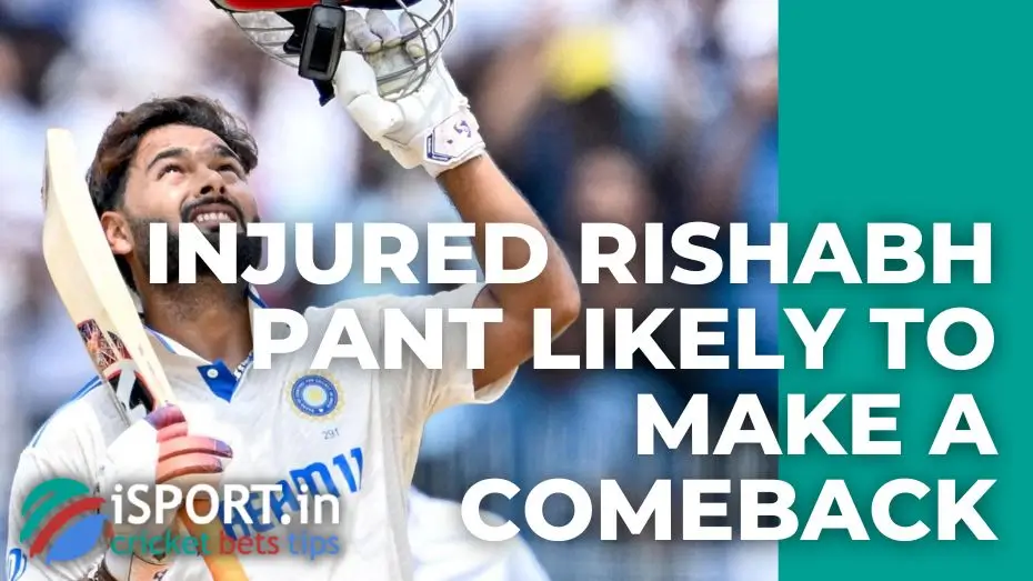 Injured Rishabh Pant Likely To Make A Comeback