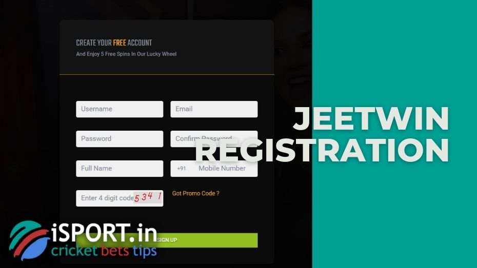 JeetWin registration: how the procedure goes