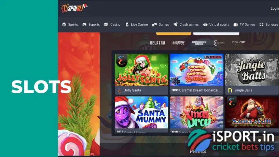 Jingle Spins JVSpin: slots