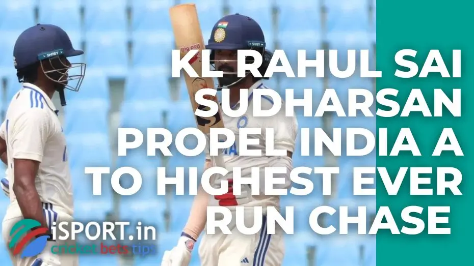 KL Rahul Sai Sudharsan propel India A to highest-ever run chase by an A side after thrashing Australia A