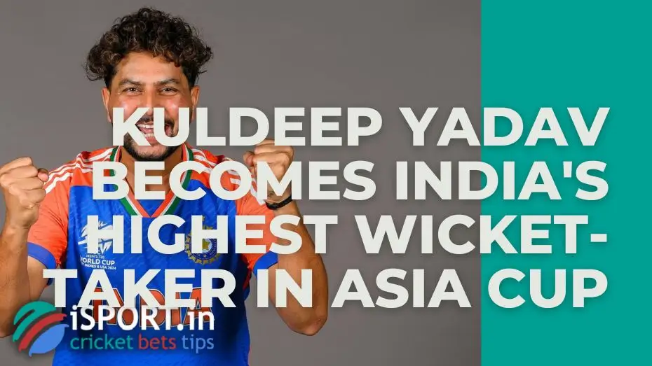 Kuldeep Yadav becomes India's highest wicket-taker in Asia Cup