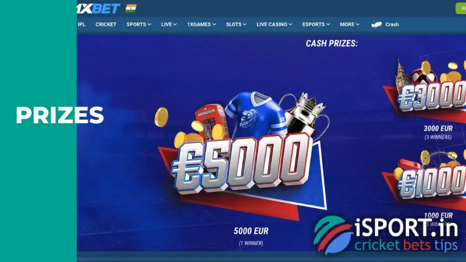 League of wins at 1xBet 2 Participation and weekly free bet in the League of Wins at 1xBet