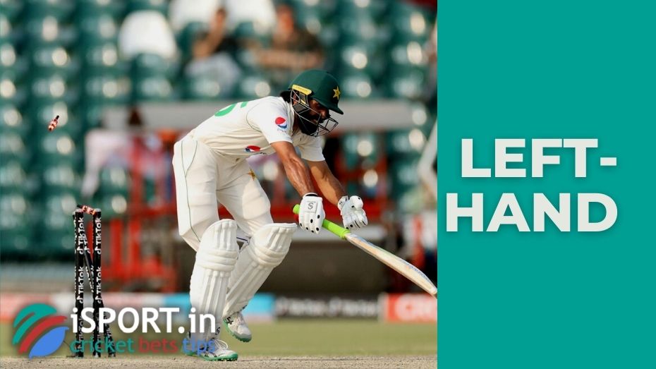 What is the Left-hand in cricket?
