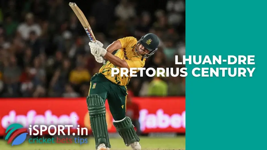Lhuan-dre Pretorius century