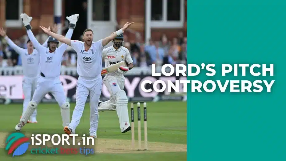 Lord's Pitch Controversy