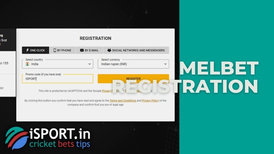Melbet review registration
