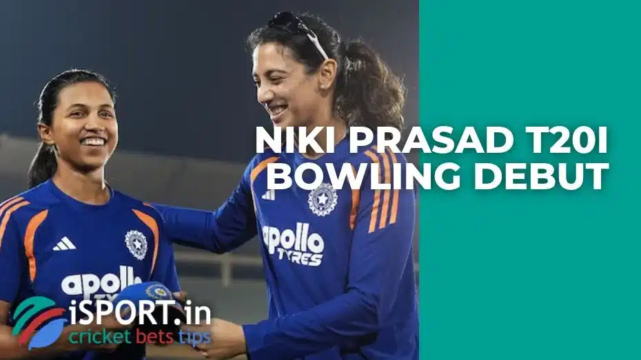 Niki Prasad T20I Bowling Debut