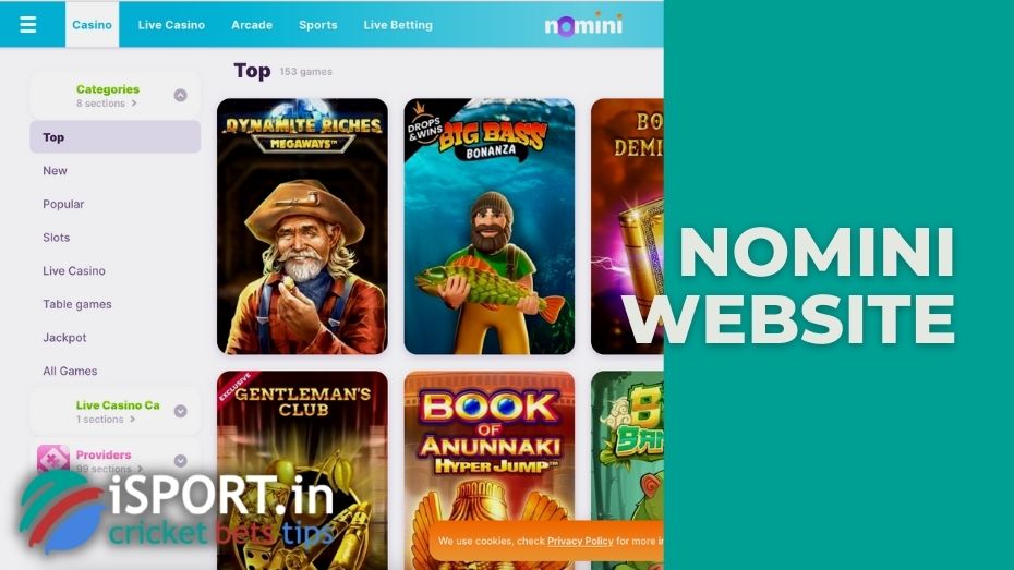 Nomini casino review website
