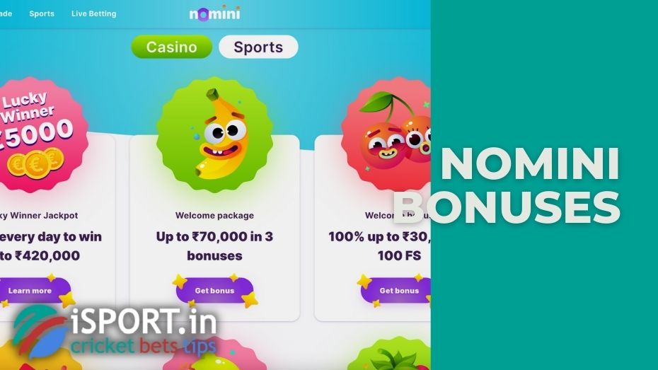 Nomini casino review of bonuses and promotions