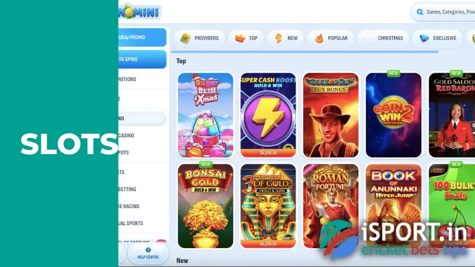 The essence of the Nomini Santa Spins promotion