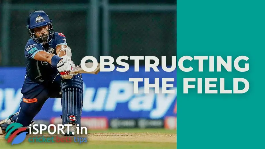Obstructing the field 1 Obstructing the field