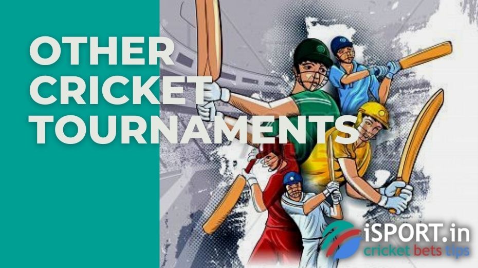 The cricket schedule includes many other competitions including women's tournament