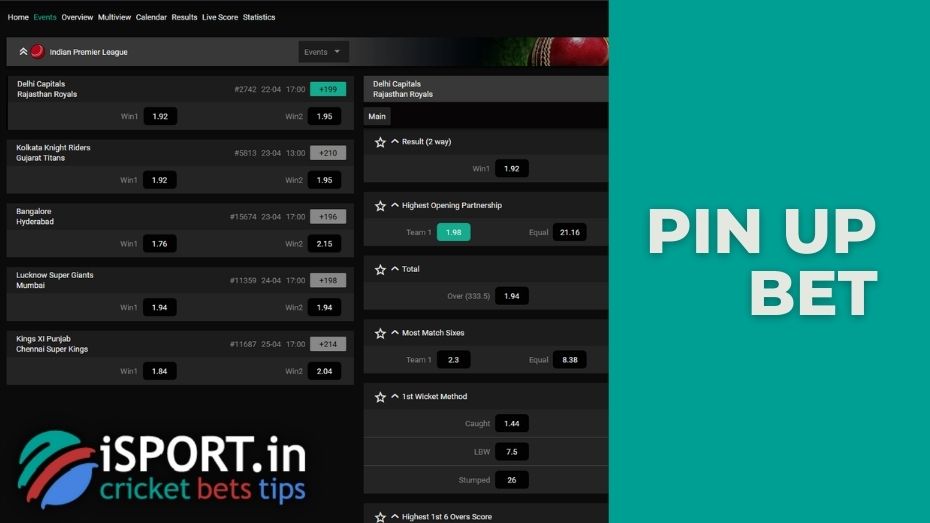Pin up bet sports review
