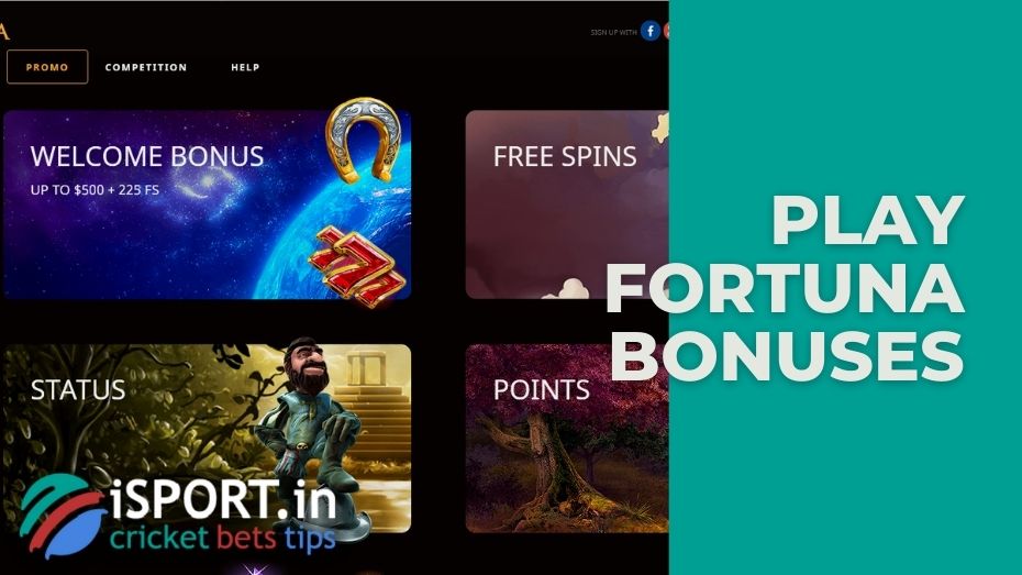 Play Fortuna bonuses and promotions