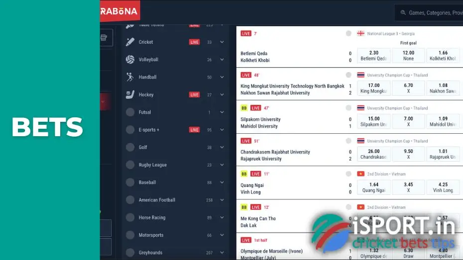 How to get a Rabona Bet Builder free bet