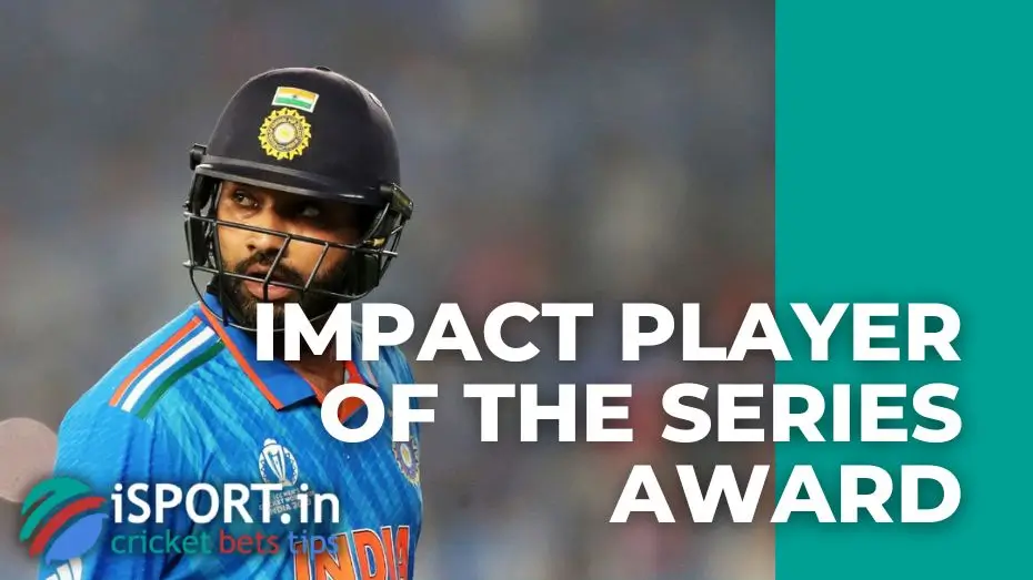 Rohit Sharma Gets Impact Player of the Series Award