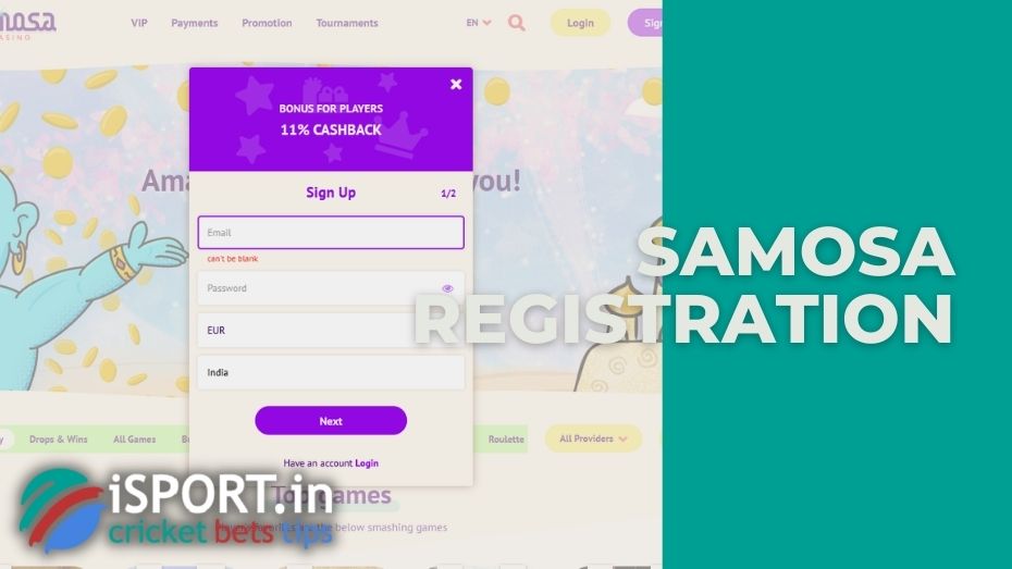 Samosa registration: general information