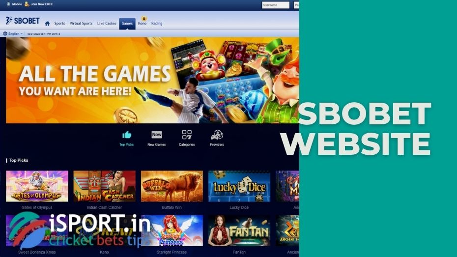 Sbobet website