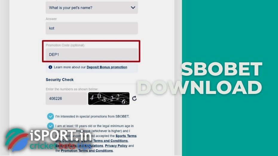 Sbobet download and register using the Sbobet promo code