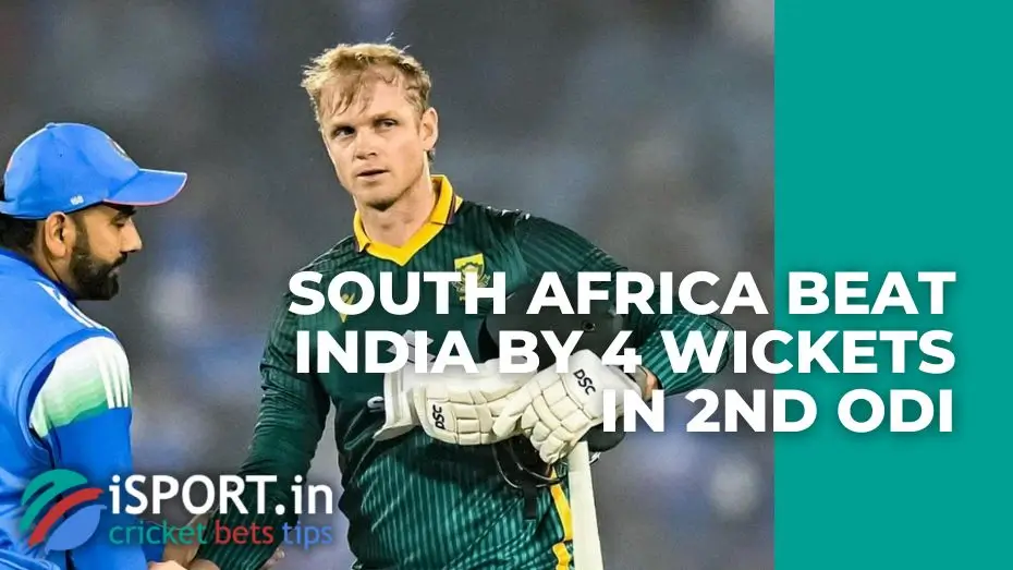 South Africa beat India by 4 wickets in 2nd ODI