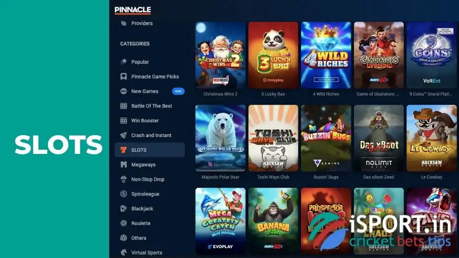 Spin & win weekly in Pinnacle - slots