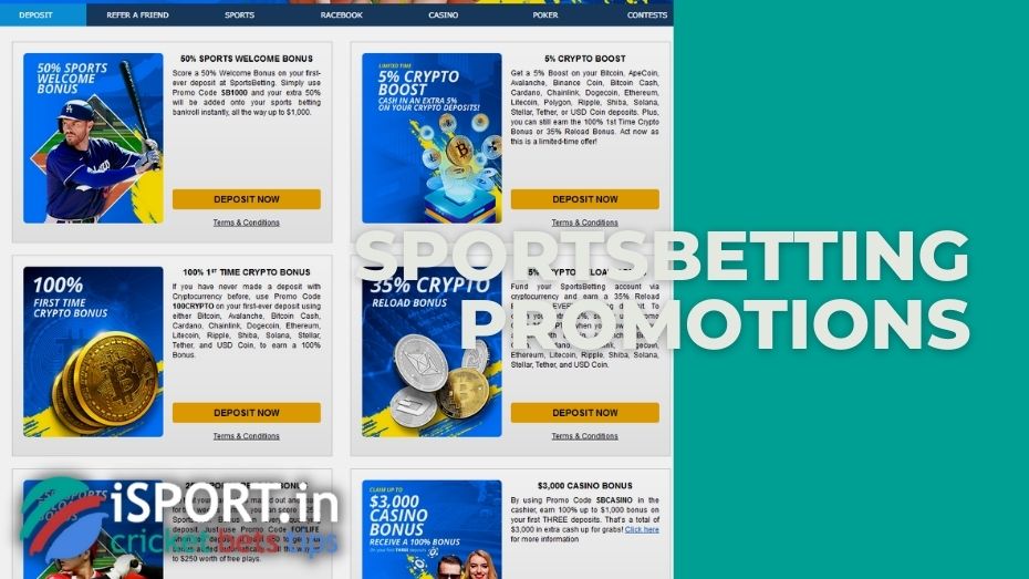 SportsBetting promotions and bonuses