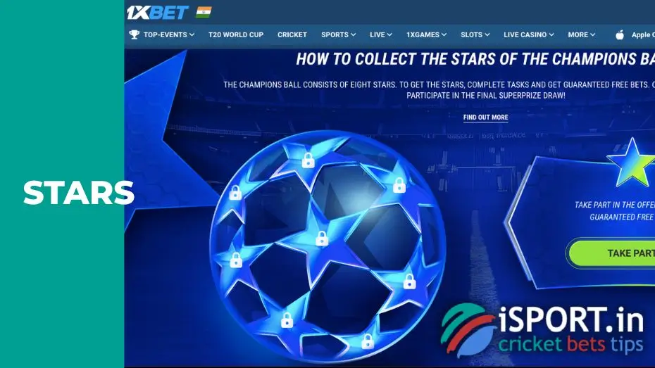 Champions Ball Stars in Star League at 1xBet