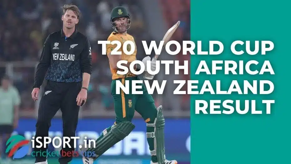 T20 World Cup South Africa New Zealand Result