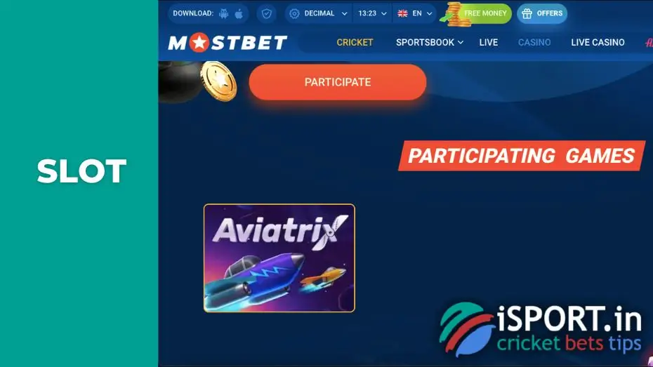 Conditions Take a flight tournament at Mostbet