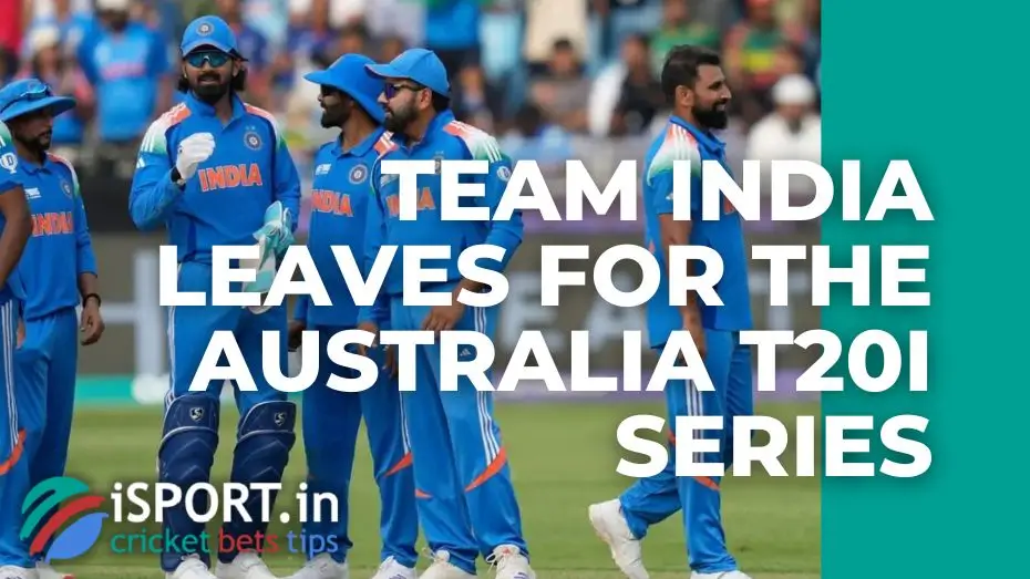 Team India leaves for the Australia T20I series 2 Team India leaves for the Australia T20I series