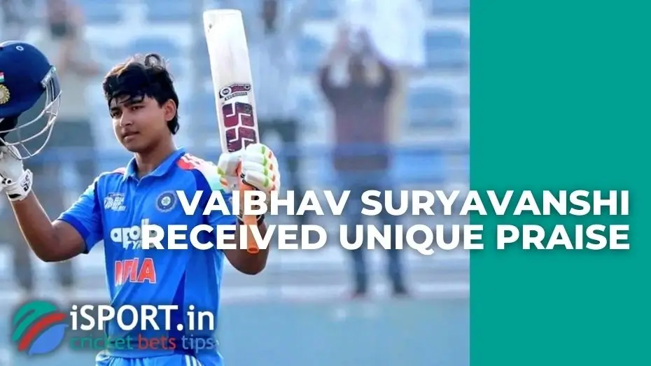 Vaibhav Suryavanshi received unique praise ahead of the U-19 World Cup final