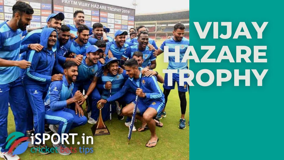 Vijay Hazare Trophy – what is important to know