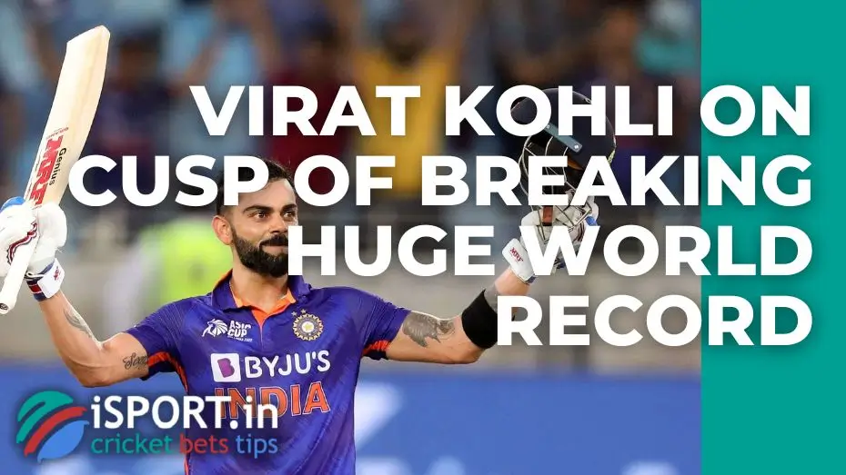 Virat Kohli On Cusp Of Breaking Huge World Record