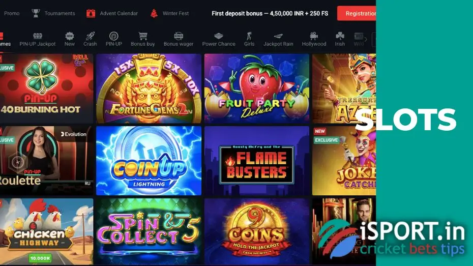 Winter Fest in PinUp: slots