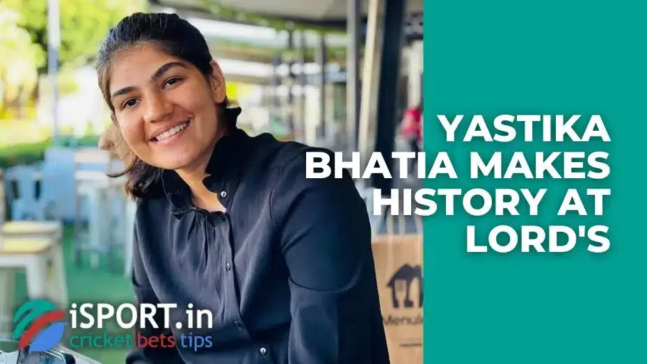 Yastika Bhatia Makes History at Lord's